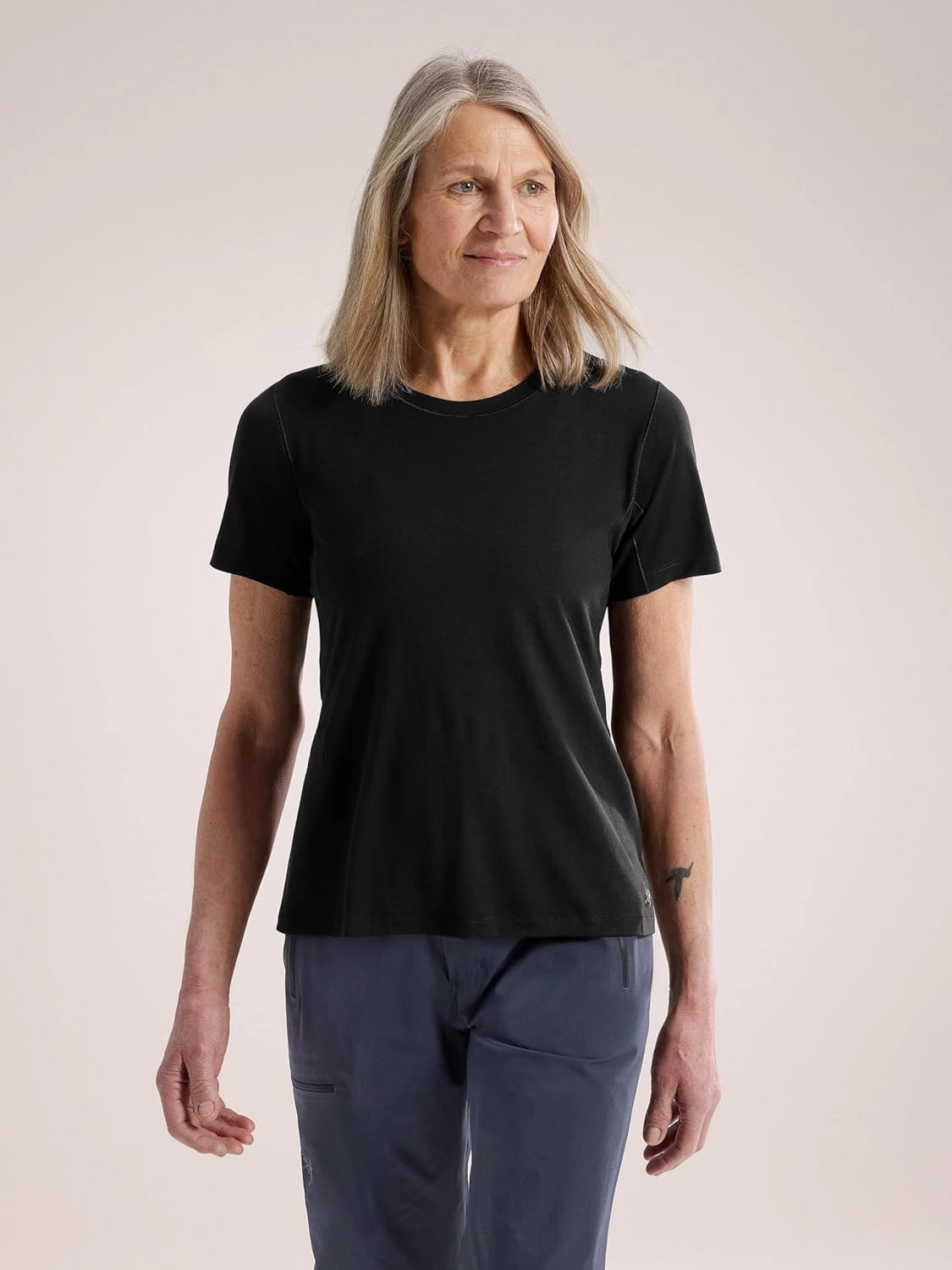 Arc'teryx Lana Merino Wool Crew Shirt SS Women's | Light Merino-Blend Tee for Every Mountain Activity - Redesign