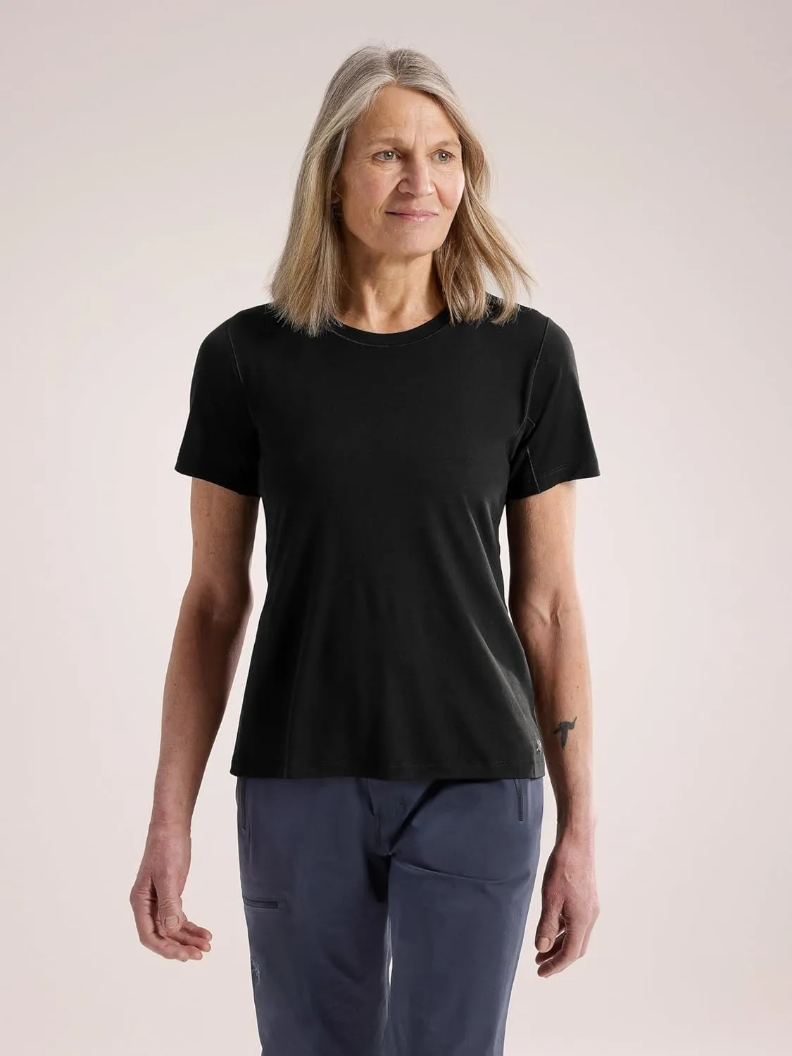 Arc'teryx Lana Merino Wool Crew Shirt SS Women's | Light Merino-Blend Tee for Every Mountain Activity - Redesign
