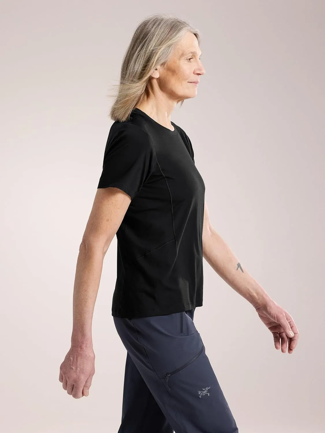 Arc'teryx Lana Merino Wool Crew Shirt SS Women's | Light Merino-Blend Tee for Every Mountain Activity - Redesign
