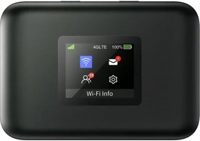 AT&T Turbo Hotspot 3: 256 MB, Black - Prepaid Hotspot, Connects Up to 16 Devices, Dual Band Wi-Fi, Long Lasting Battery