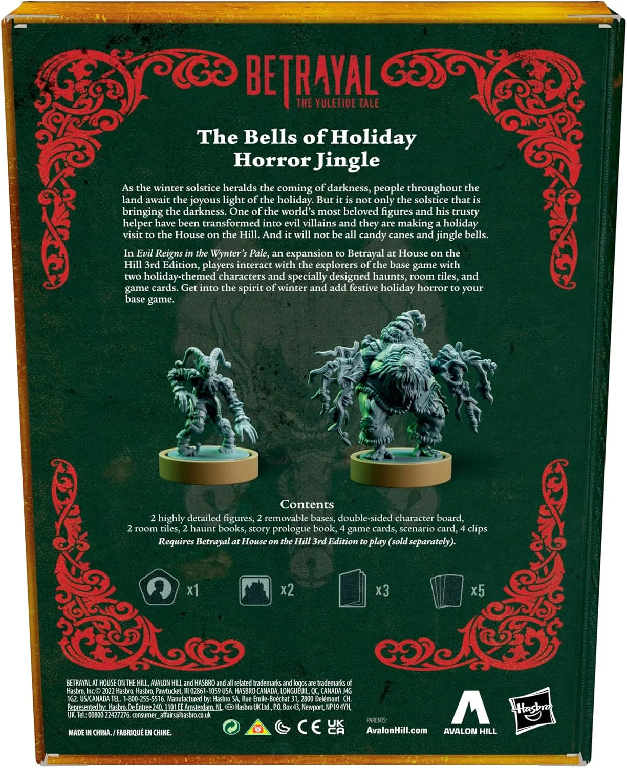 Avalon Hill Betrayal Evil Reigns in The Wynter's Pale The Yuletide Tale Expansion | Ages 12  | Requires Betrayal at HOTH 3rd Edition to Play