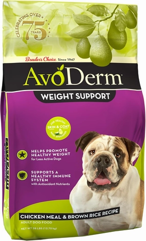 Avoderm Natural Weight Support Dry Dog Food 28 Pound (Pack of 1)