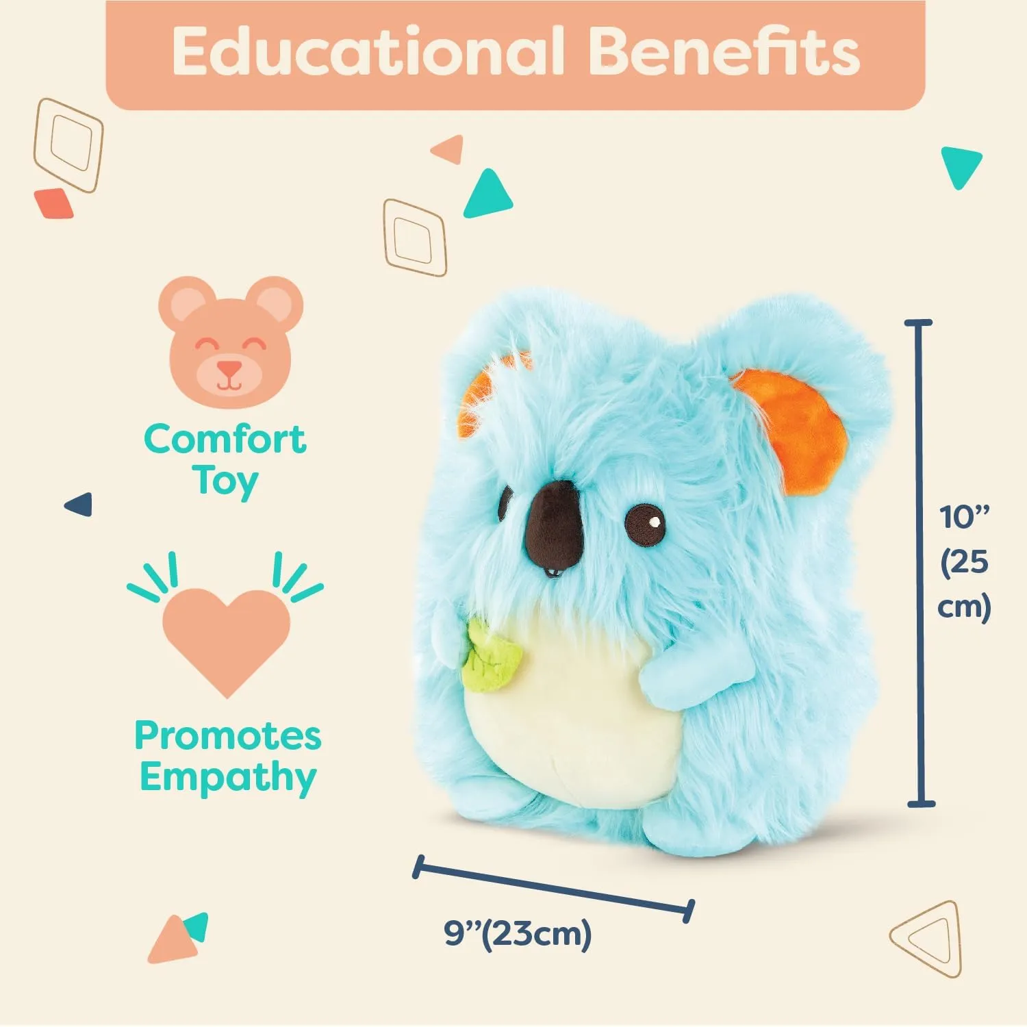B. toys- B. softies- Fluffy Koala-Plush – Stuffed Animal – Soft & Colorful Koala Toy – Toys for Baby, Toddler, Kids- Fluffy Funkies- Kody Koala-Plush-0 Months  