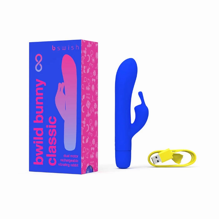 B Swish Bwild Bunny Infinite Classic Silicone Rechargeable Mini Dual Stimulating Vibrator