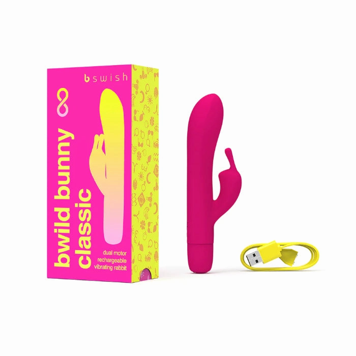 B Swish Bwild Bunny Infinite Classic Silicone Rechargeable Mini Dual Stimulating Vibrator