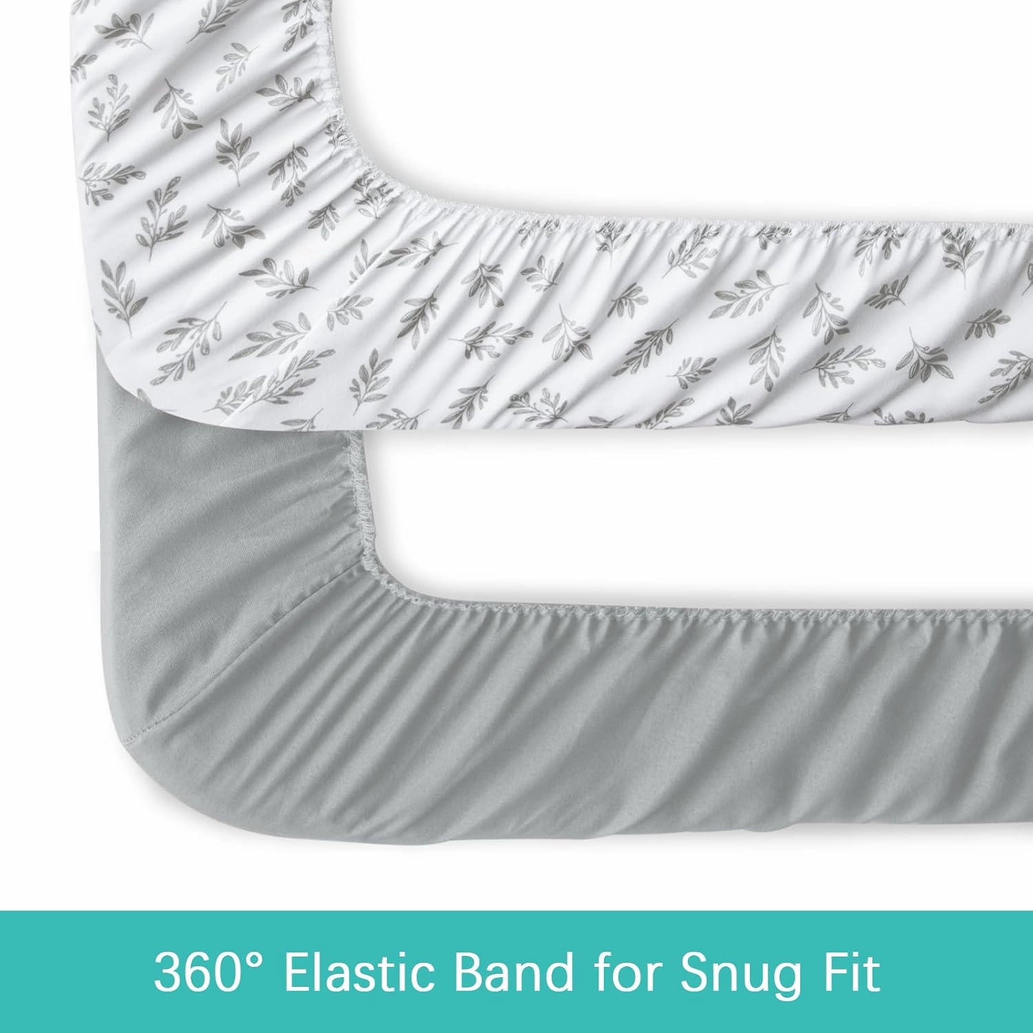 Baby Bassinet Sheets 4 Pack Fit for Chicco LullaGo, Dream On Me Karley/Lacy, Graco Sense2Snooze and Delta Children Baby Bassinet, Ultra Soft & Skin-Friendly, Grey