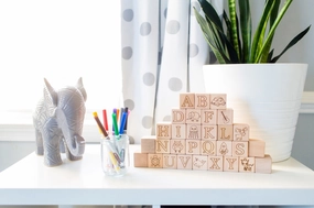 Bannor Maple ABC Block Set