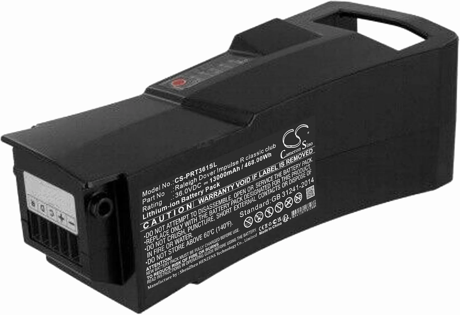 Battery Replacement for Panasonic Part Number: Kalkhoff Tasman City i8 8-G Ne, Kalkhoff Tasman City i8R 8-G N, Kalkhoff Tasman City i8R Rolle, Kalkhoff Tasman Classic C8 8-G
