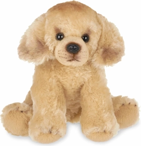 Bearington Lil' Goldie The Golden Retriever Stuffed Animal, 6.5 Inch Stuffed Dog