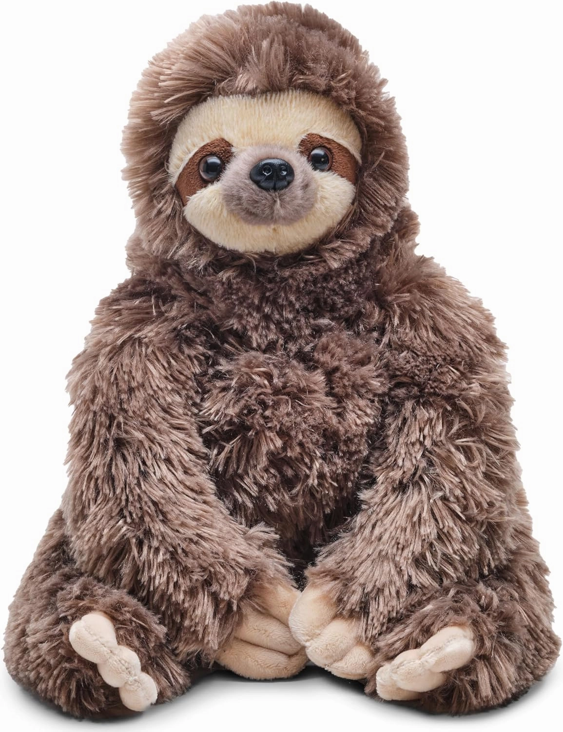 Bearington Speedy Plush Three Toed Sloth Stuffed Animal, 12 inches