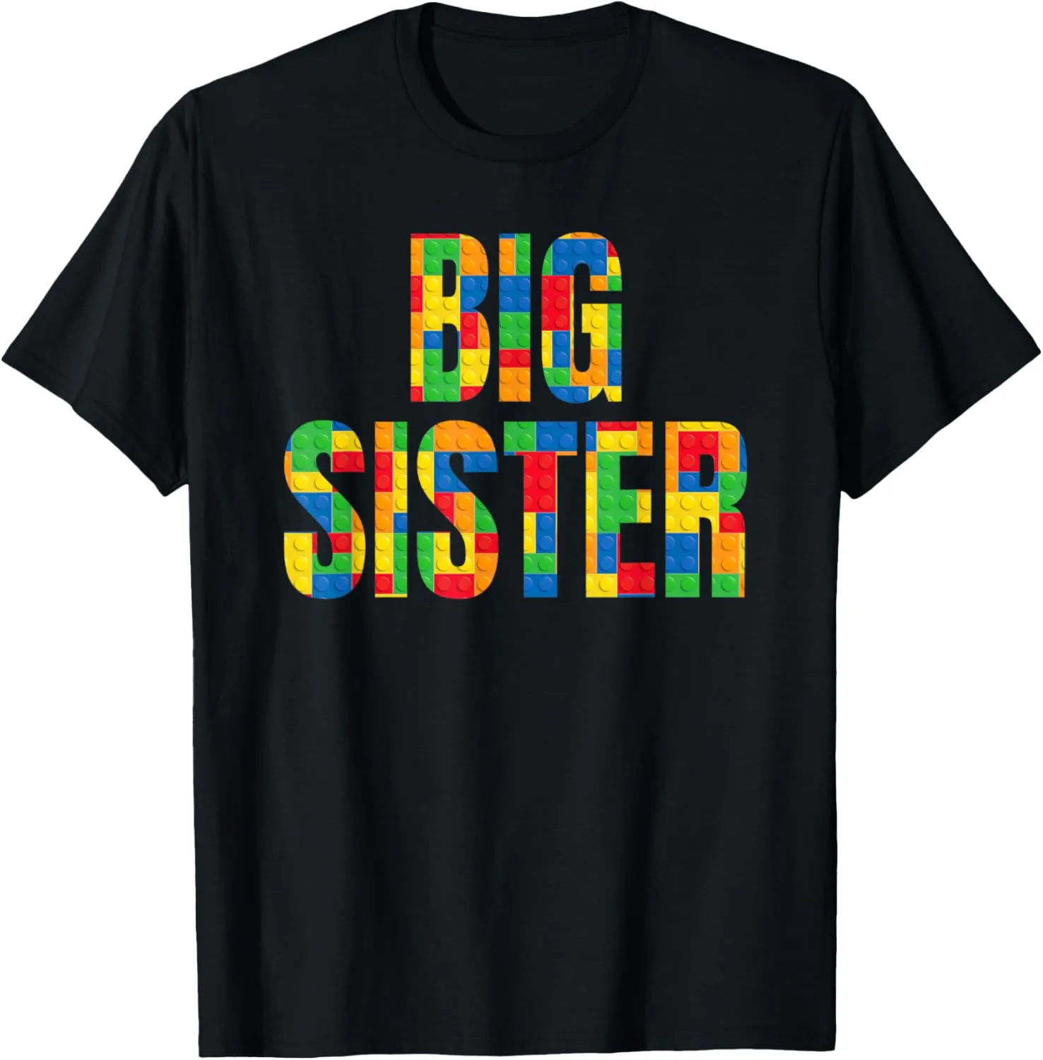 Big Sister Brick Master Builder Building Blocks Set Family T-Shirt