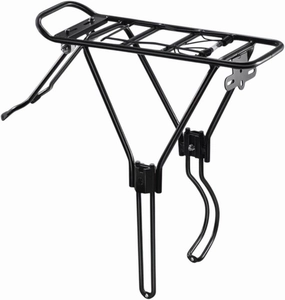 Bike Cargo Rack Cargo Carry Simple to Install Food Delivery Rear Bicycle Rack Height Adjustable for 700C 650B 26inch