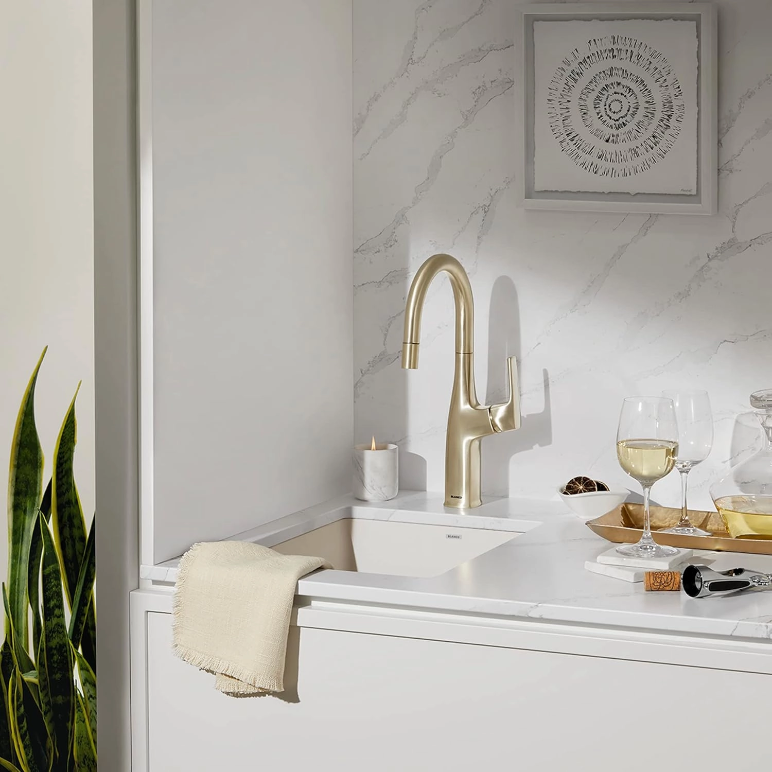 BLANCO 527404 Precis Bar/Prep Sink - Soft White