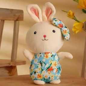 Bluebell Bow Rabbit Plush Toy (25 cm)