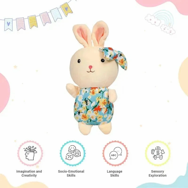 Bluebell Bow Rabbit Plush Toy (25 cm)