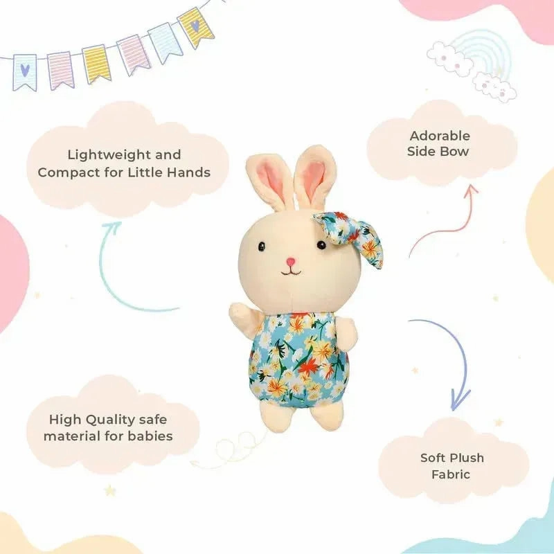 Bluebell Bow Rabbit Plush Toy (25 cm)