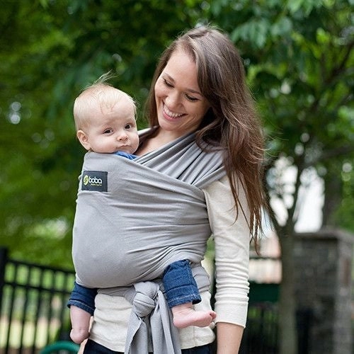 Boba Stretchy Wrap - Grey