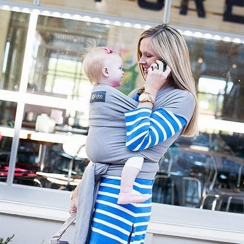 Boba Stretchy Wrap - Grey