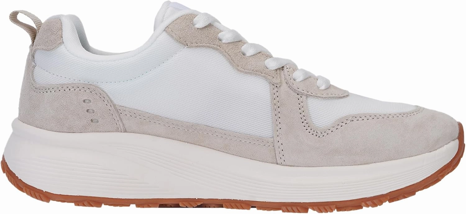 BRONAX Womens Wide Toe Box Athletic Casual Shoes | Suede-Detail Classic Design Sneakers