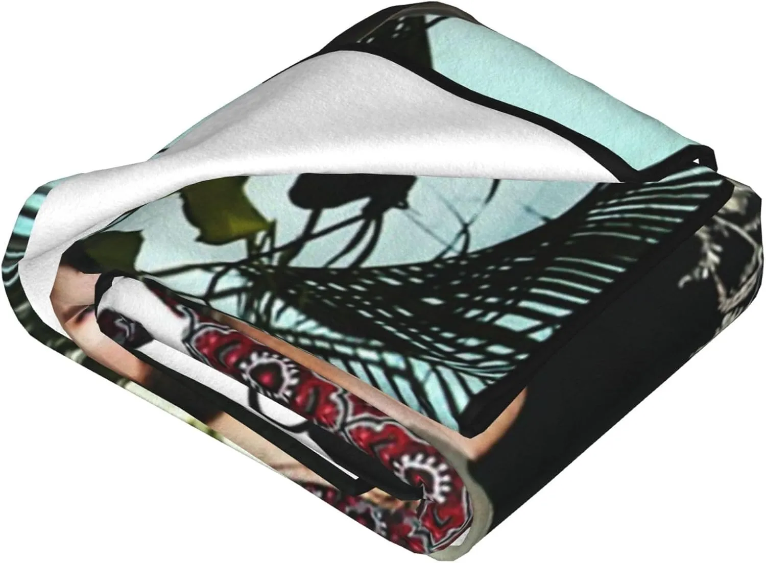 Brothers Music Osborne Fleece Throw Blanket Flannel Air Conditioning Quilt for Couch Camping Travel 40"x30"