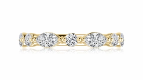 Bubble Diamond Stacker Band Set with Marquise & Rounds - Medium
