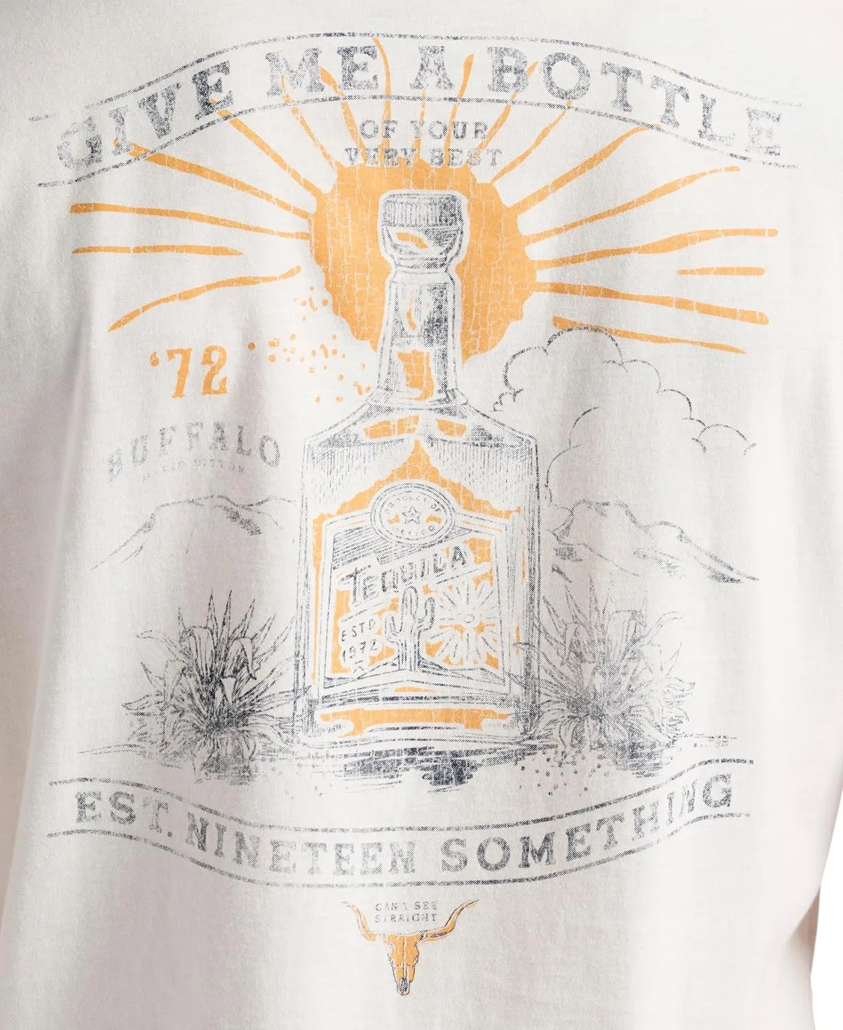 Buffalo David Bitton Men's Short Sleeve Cocktail Drink Graphic Tee