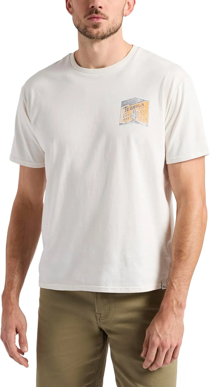 Buffalo David Bitton Men's Short Sleeve Cocktail Drink Graphic Tee
