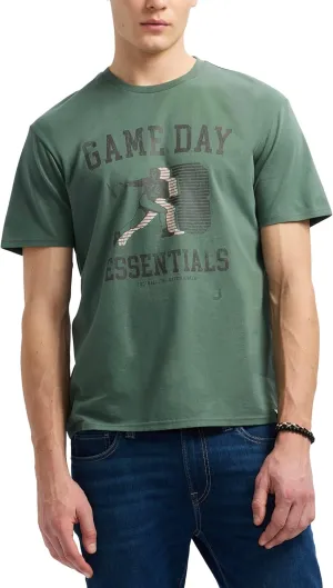 Buffalo David Bitton Men's Short Sleeve Crew Neck Graphic Tee