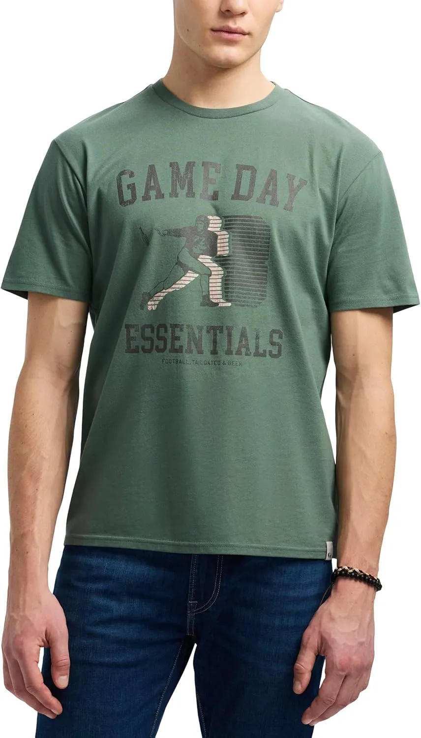 Buffalo David Bitton Men's Short Sleeve Crew Neck Graphic Tee