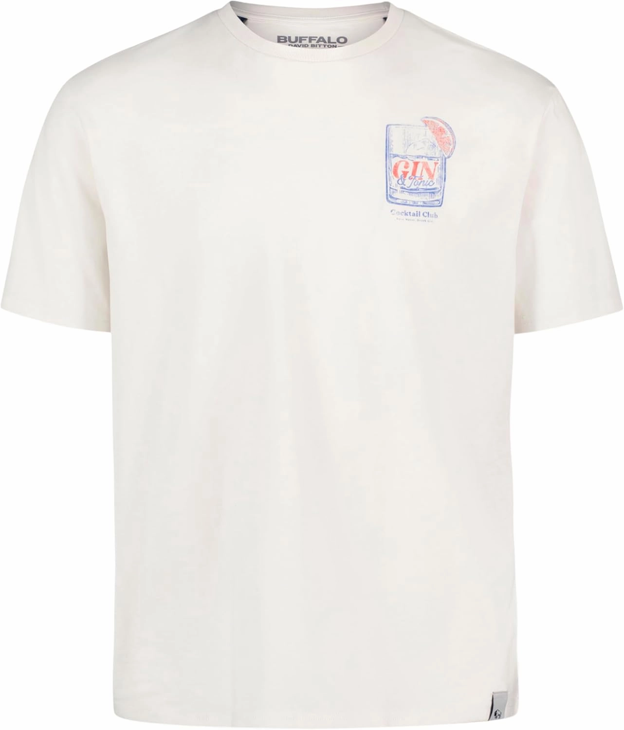 Buffalo David Bitton Men's Short Sleeve Cocktail Drink Graphic Tee