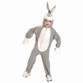 Bugs Bunny Classic Costume Child Boys Grey