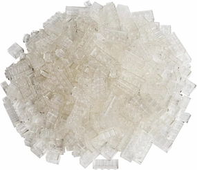 Building Bricks Classic - Building Bricks Set Compatible with Major Brands - 300 Piece Box, Loose Pack, Transparent - Packed in a Reusable Box