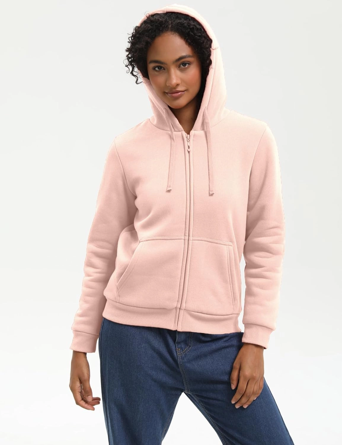 Bumeex Women' Sweatshirt,Sherpa-Lined Hoodie