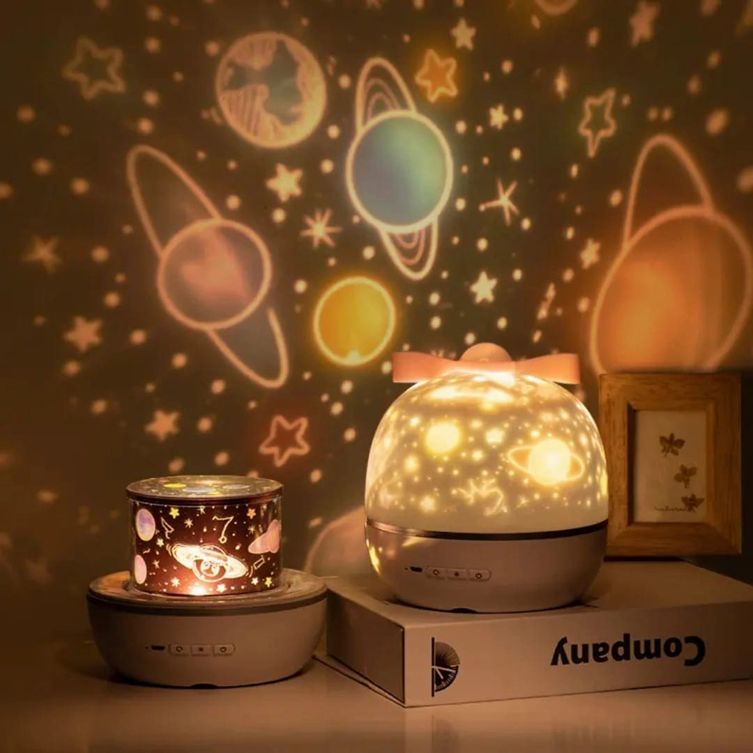 Bunny Galaxy Birthday Projector Lamp