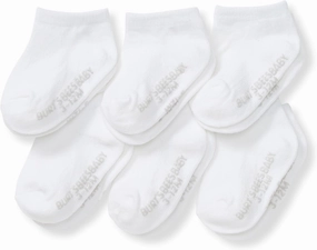 Burt's Bees Baby Unisex Baby Socks Ankle or Crew Height Made with Soft Organic Cotton, 6 Packs with Non-Slip Grips for Babies