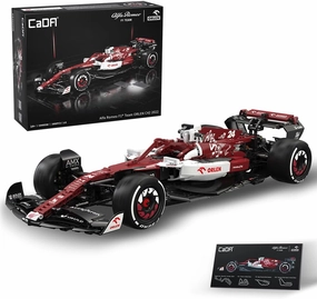 C64005w Alfa Romeo F1 Race Car C42 Building Blocks Set, 1868 PCS 1: 8 MOC Creative Building Blocks, Excellent Racer Model and Collection STEM Gift for 8  Kids Teens and Adults