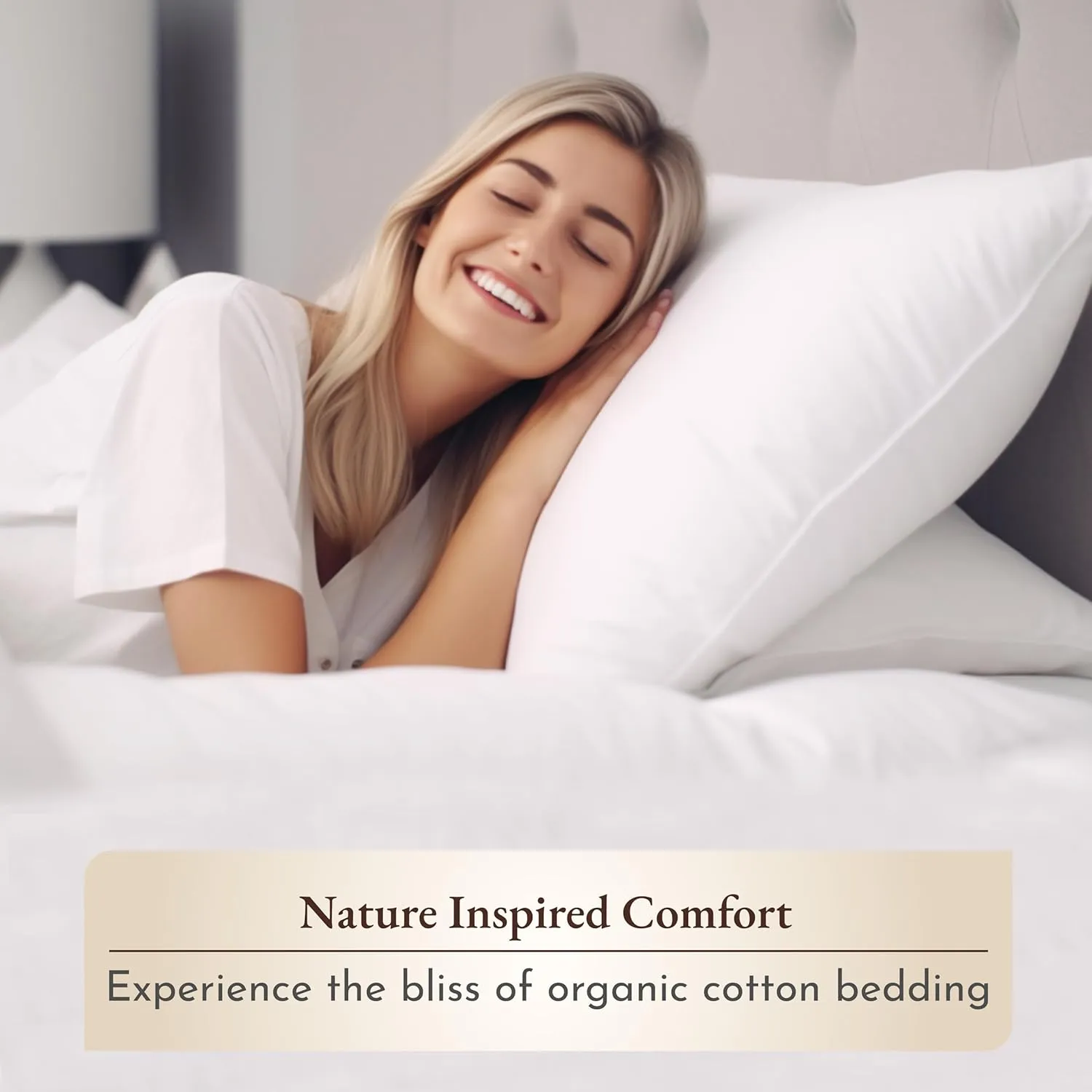 California Design Den King Bed Sheets Stripe, 100% Organic Cotton Percale Sheets, Deep Pocket King Sheets & Pillowcase Set - Blue Stripe
