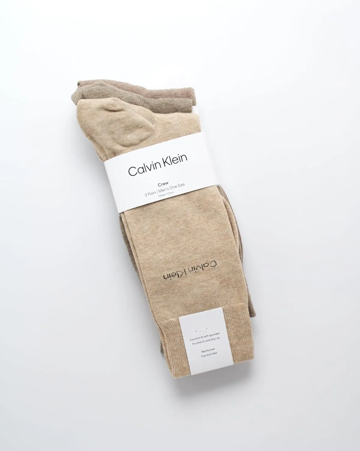 Calvin Klein Men's Dress Crew Socks - 3 Pack Soft Athletic Performance Crew Socks for Men - Casual Long Mens Sport socks