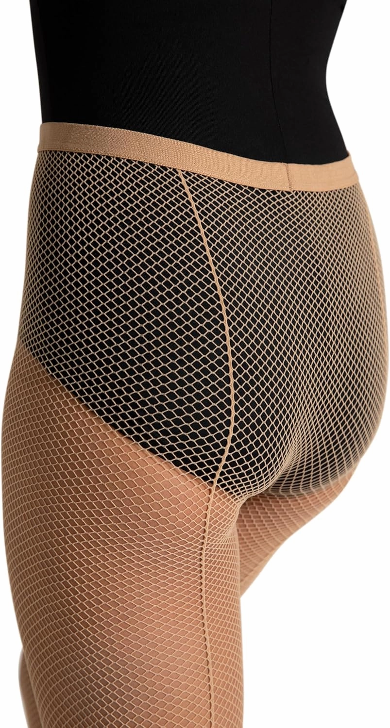 Capezio Women's Studio Basics Fishnet Tight With Seams