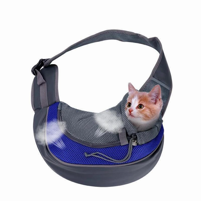 Carrier For Cat Sling Backpack Bag Breathable Adjustable Shoulder Strap