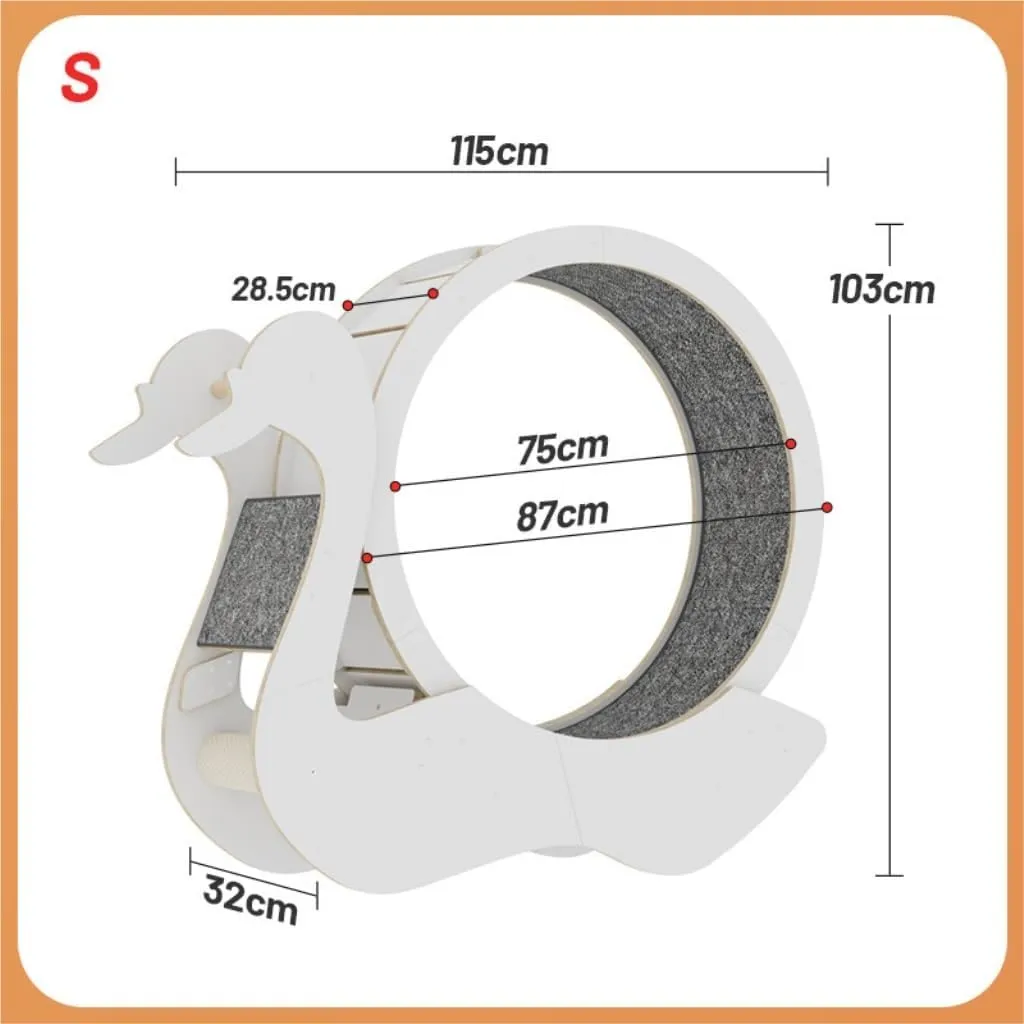 Cat Wheel Large Cat Treadmill Cat Roller Fitness Artifact Cat Toy Silent Cat Cat Claw Scratching Board Home Indoor Cat Wheel Cat Wheels