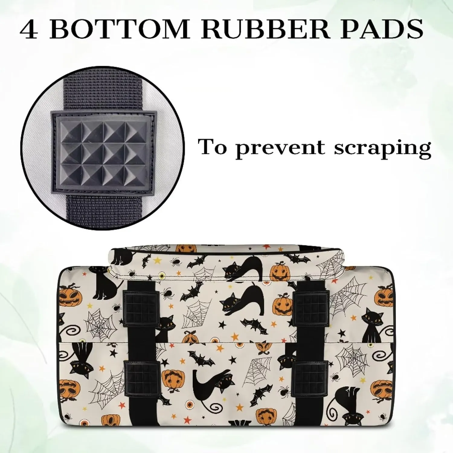 Cats Cobweb Sewing Machine Tote Bag Sewing Machine Carrying Case with Multiple Storage Pockets Handbag Sewing Accessories Tote Carrier for Notions & Crafts, Halloween Decor