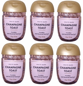 Champagne Toast 6-Pack Hand Sanitizers by Bath   Body Works/White Barn