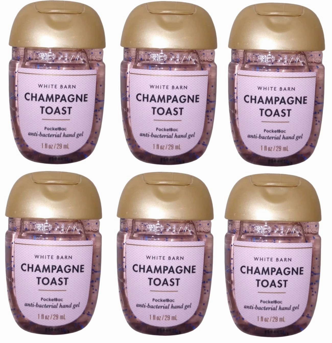 Champagne Toast 6-Pack Hand Sanitizers by Bath   Body Works/White Barn