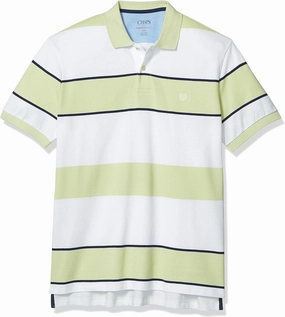 Chaps Men's Classic Fit Cotton Mesh Everyday Polo Shirt