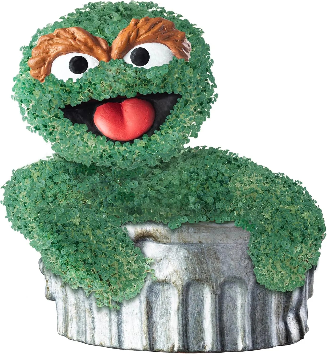 Chia Pet Oscar The Grouch with Seed Pack, Decorative Pottery Planter, Easy to Do and Fun to Grow, Novelty Gift, Perfect for Any Occasion