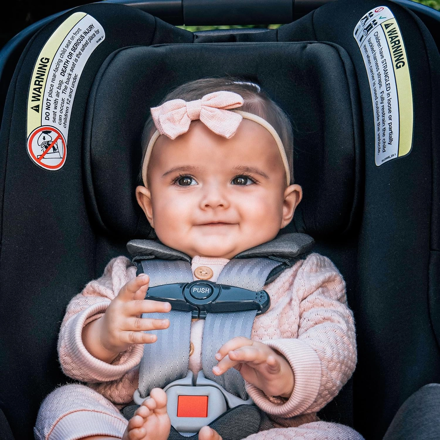 Chicco KeyFit® Max ClearTex® Infant Car Seat and Base, Rear-Facing Seat for Infants 4-30 lbs., Infant Head and Body Support, Compatible with Chicco Strollers, Baby Travel Gear | Lupine/Purple
