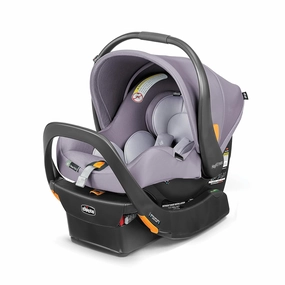 Chicco KeyFit® Max ClearTex® Infant Car Seat and Base, Rear-Facing Seat for Infants 4-30 lbs., Infant Head and Body Support, Compatible with Chicco Strollers, Baby Travel Gear | Lupine/Purple