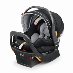 Chicco KeyFit® Max Zip ClearTex® Infant Car Seat and Base, Rear-Facing Seat for Infants 4-30 lbs., Infant Head and Body Support, Compatible with Chicco Strollers, Baby Travel Gear | Apex/Black