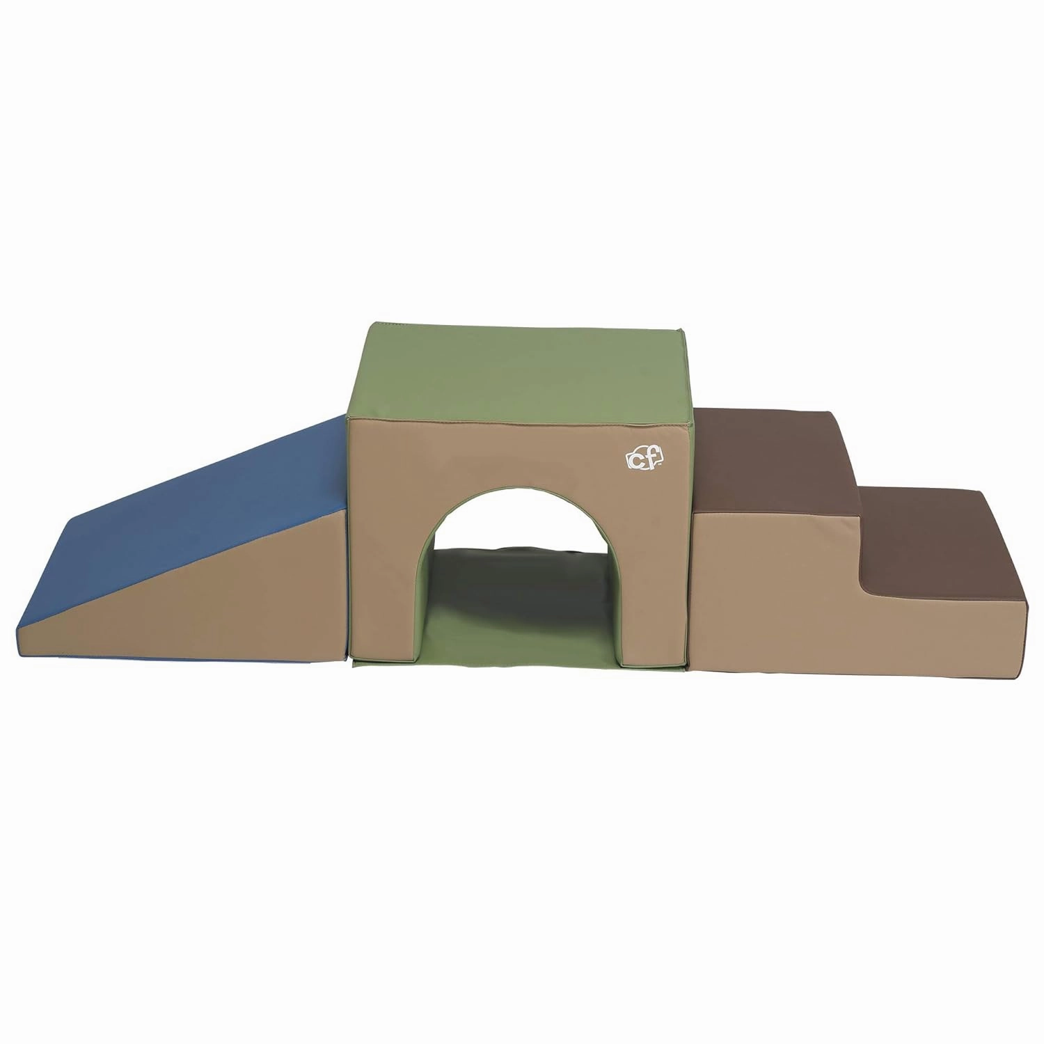 Children's Factory - CF805-172 3 Piece Over and Under Tunnel Climber, Indoor Toddler and Baby Climbing Toy, Soft Play Climber, Toddler Tunnel